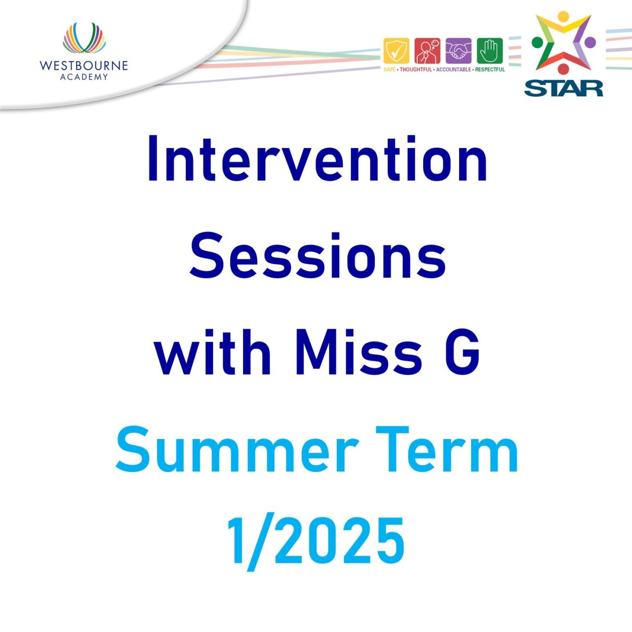 Inclusion Intervention Sessions: Summer Term 1 / 2025