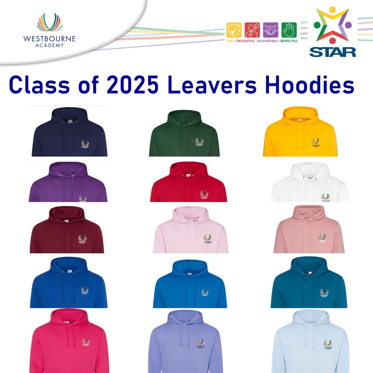 Class of 2025 Leavers Hoodies