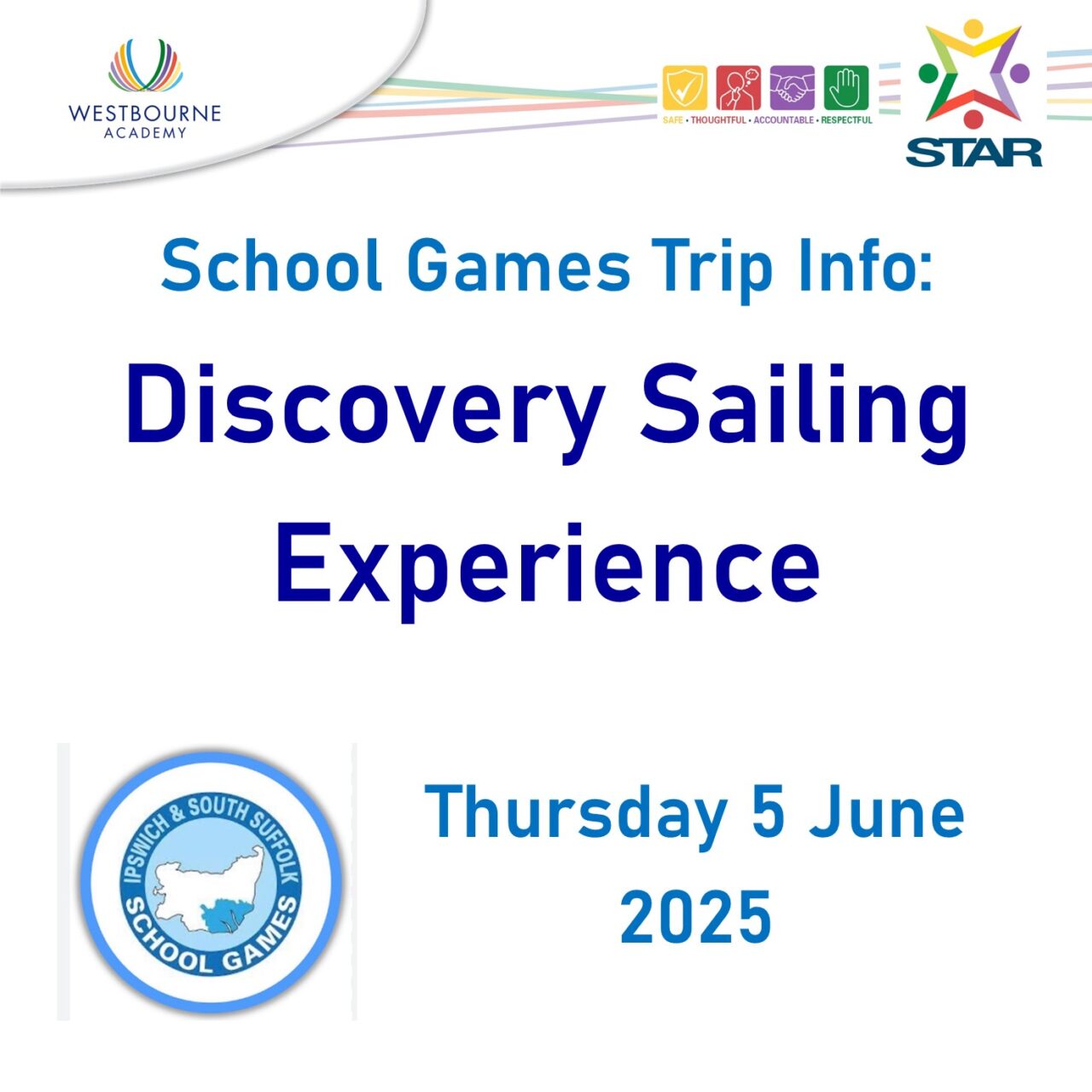 School Games Discovery Sailing: Trip Information