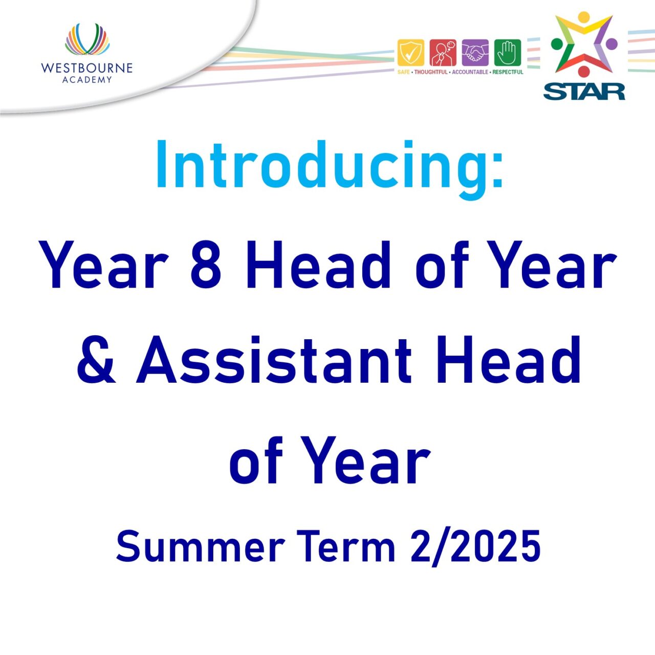 Introduction: Year 8 Head of Year & Assistant Head of Year
