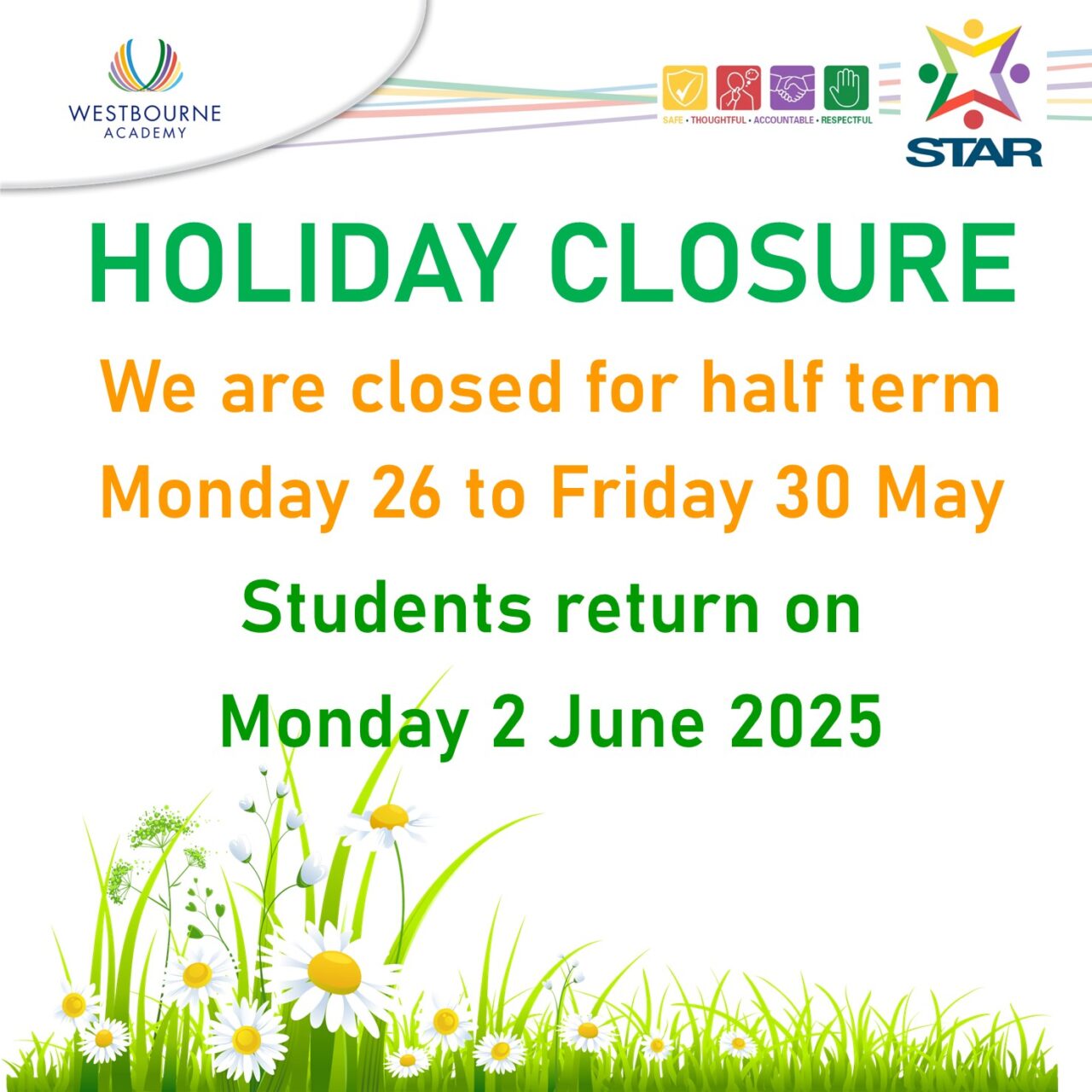 Half Term Holiday Closure