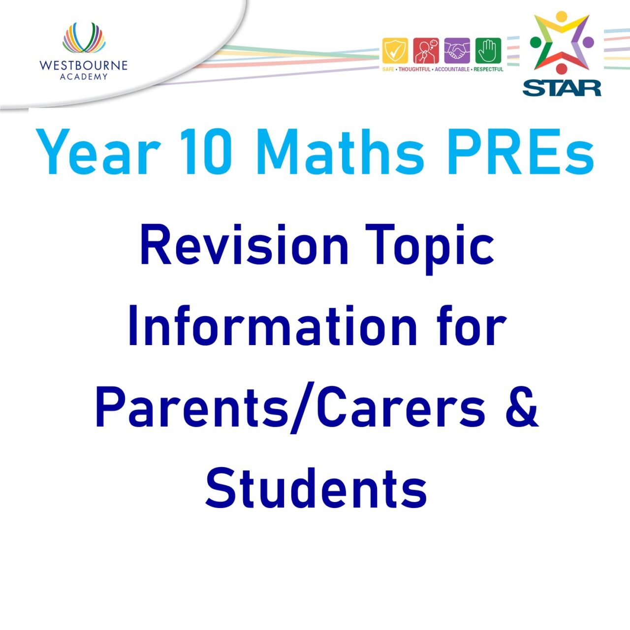 Year 10 Maths PREs: Revision Information