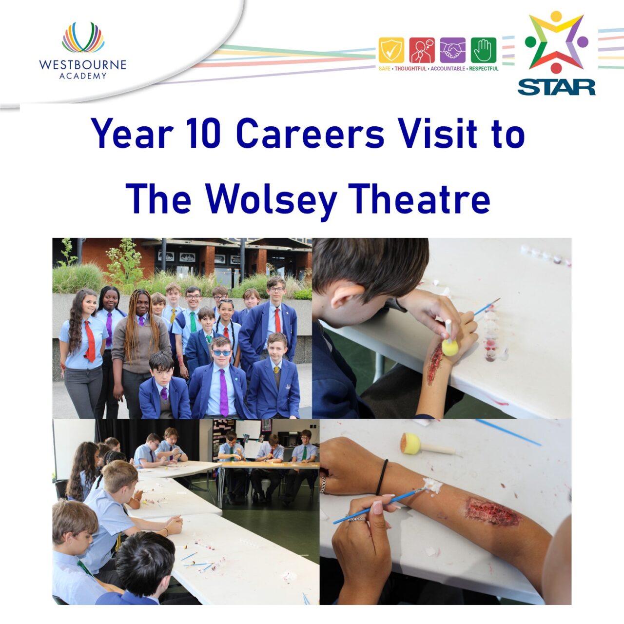 Year 10 Careers Visit to Wolsey Theatre