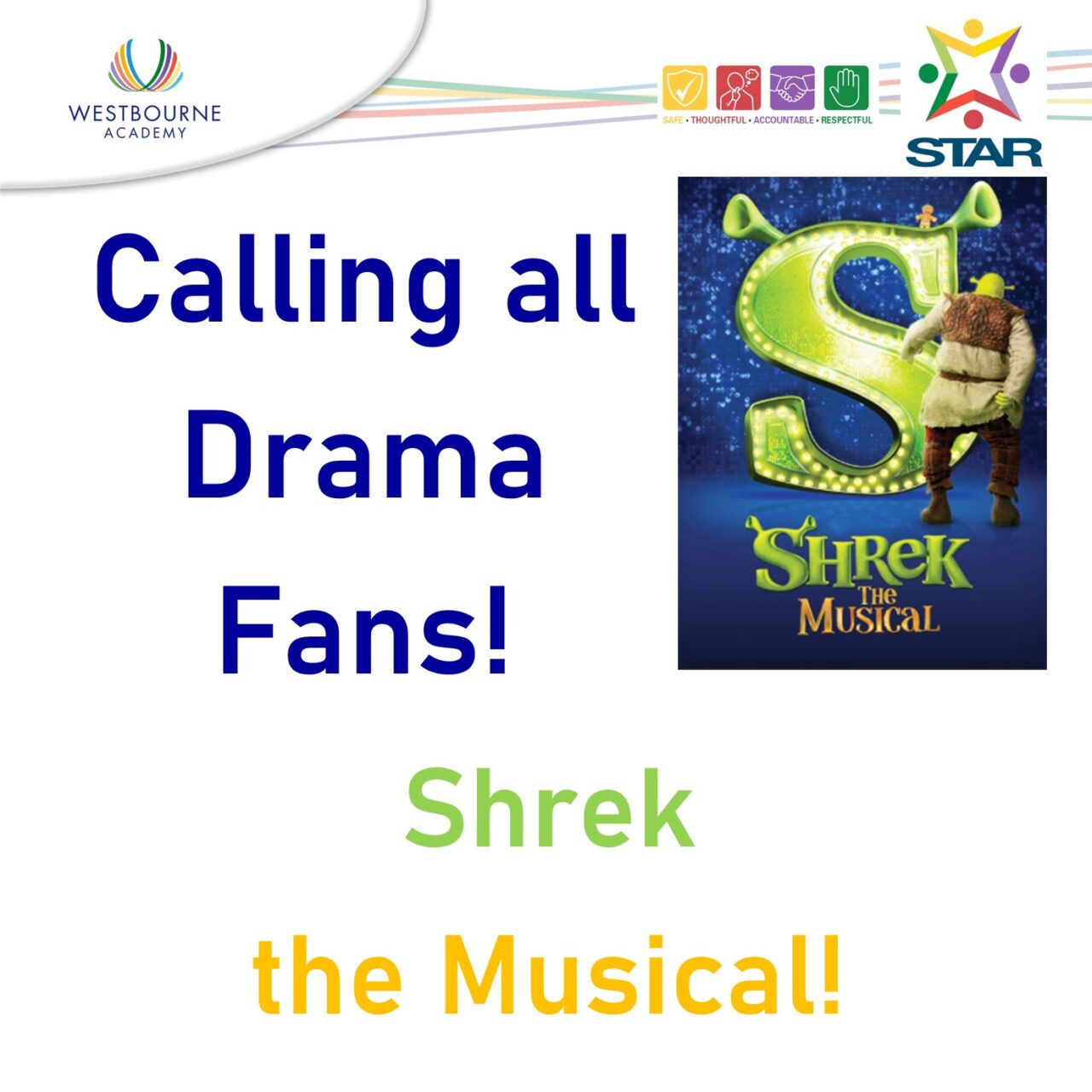 Calling all drama fans! Shrek the musical
