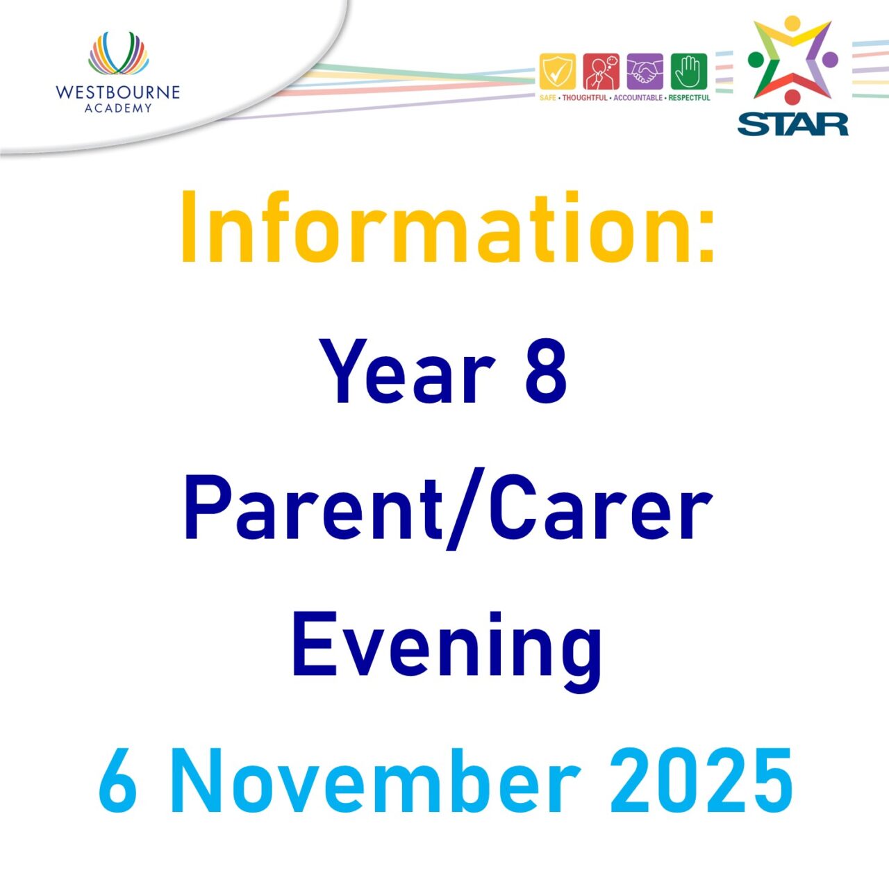 Year 8 Parent Evening: Thursday 6 November 2025