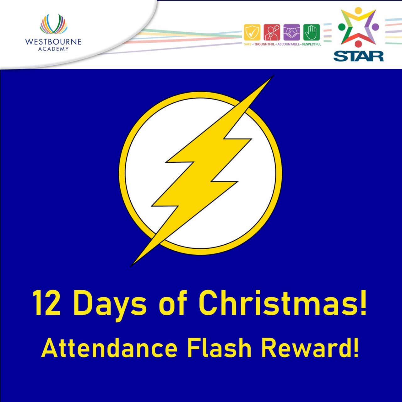 12 days of Christmast Attendance Flash Reward!