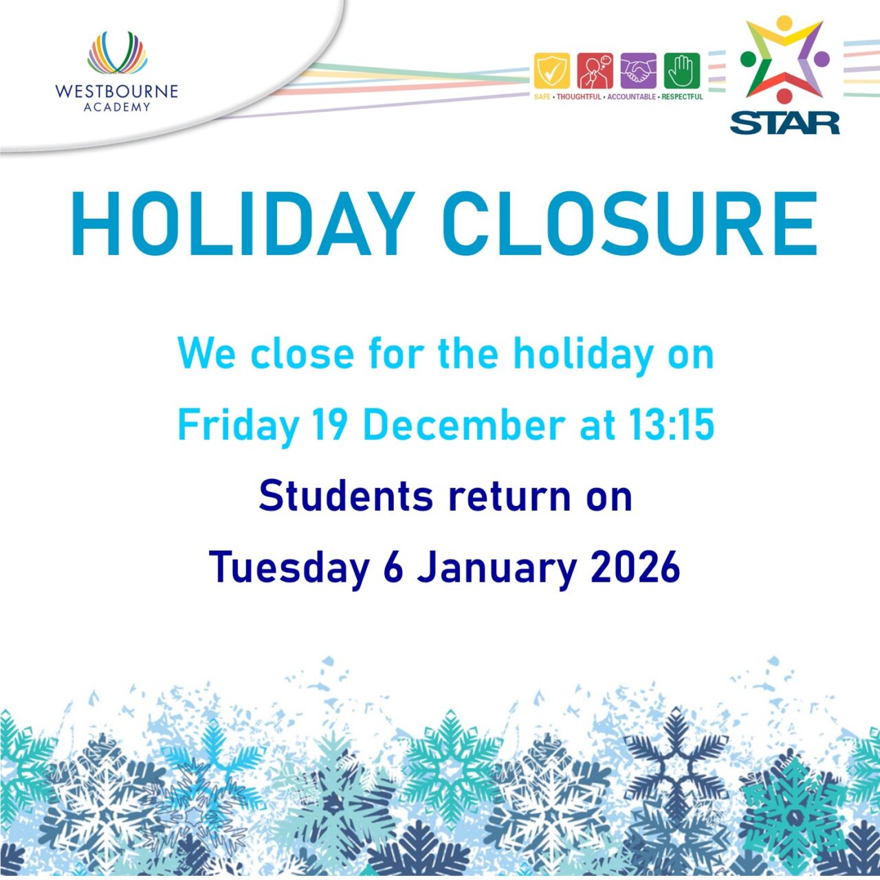 Holiday Closure for Christmas 2025