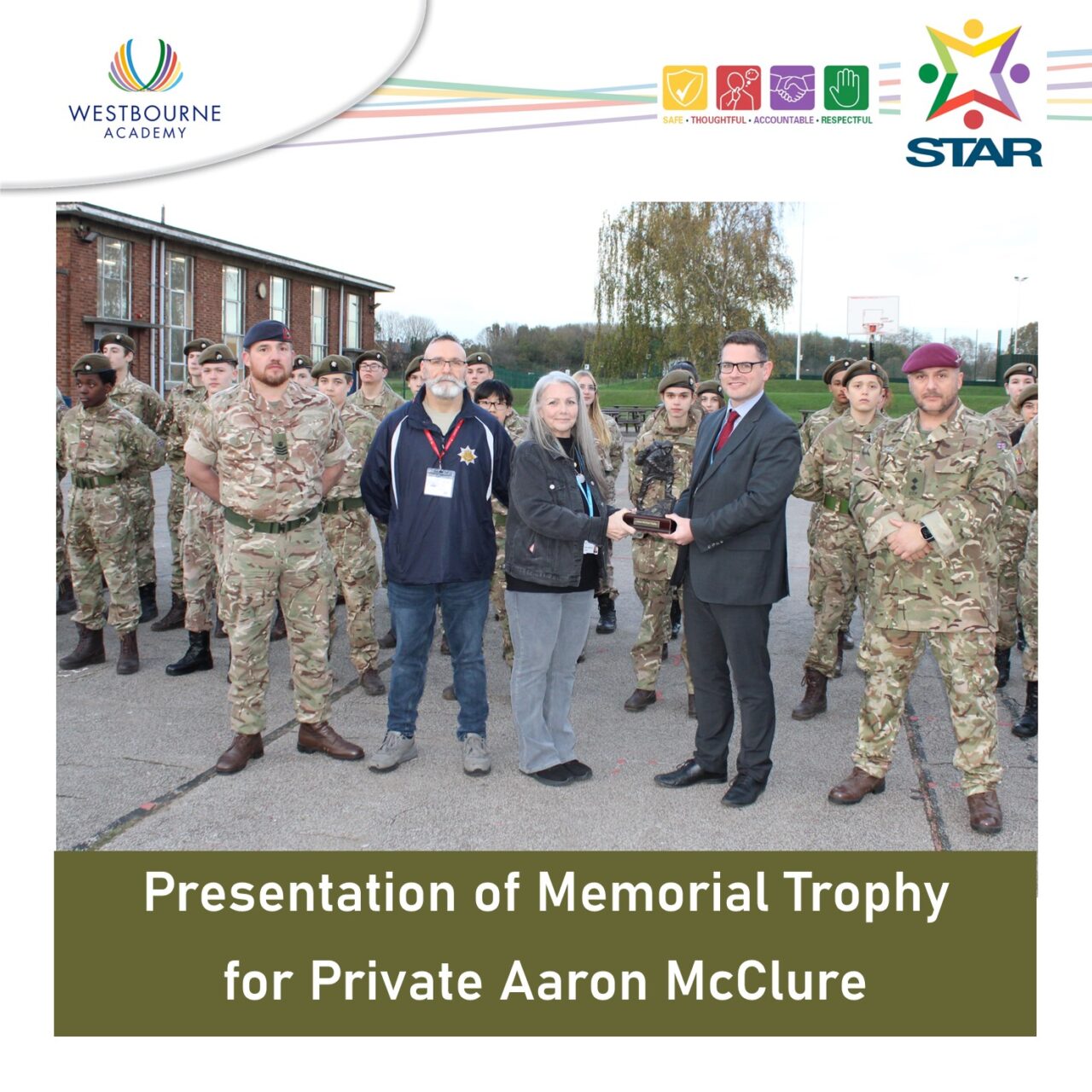 Presentation of Memorial Trophy