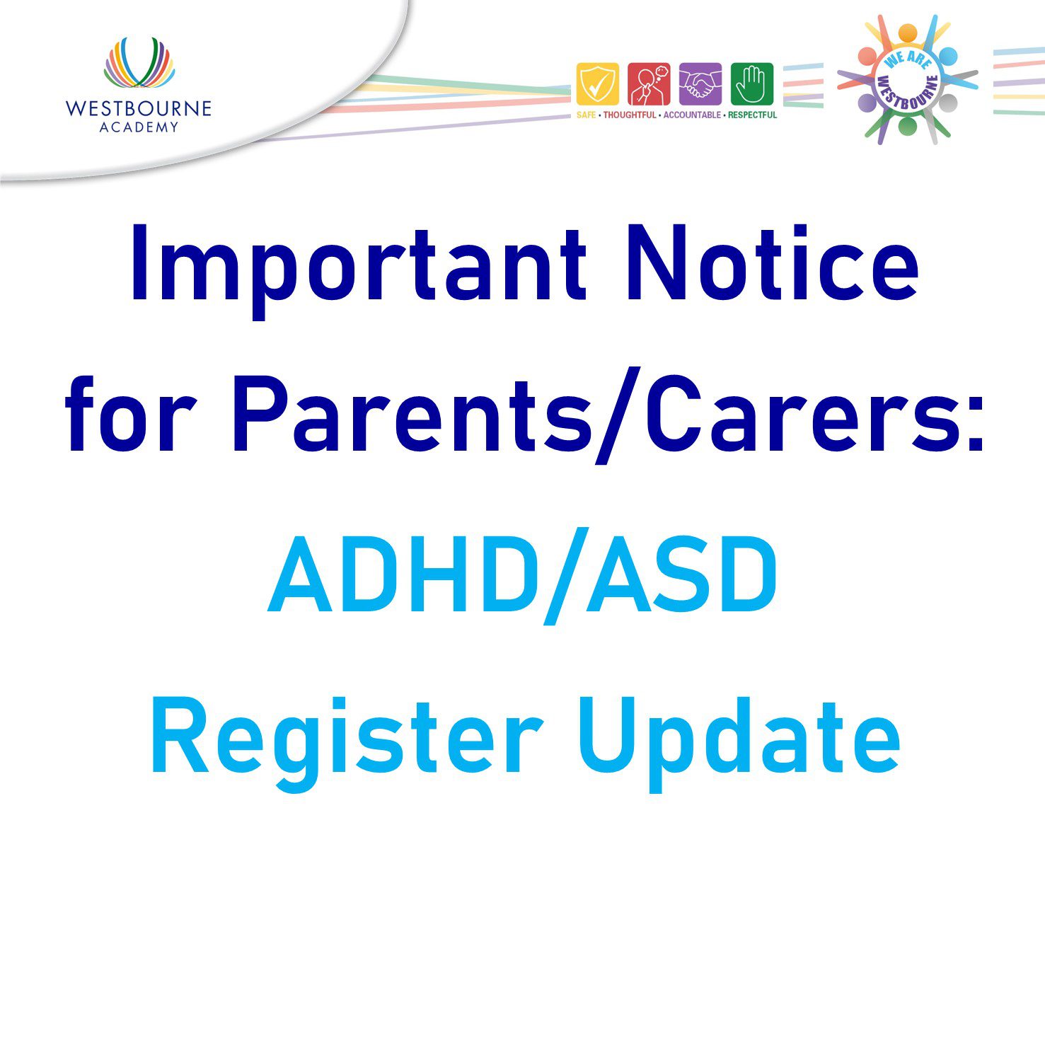 Important Notice: ADHD/ASD Register