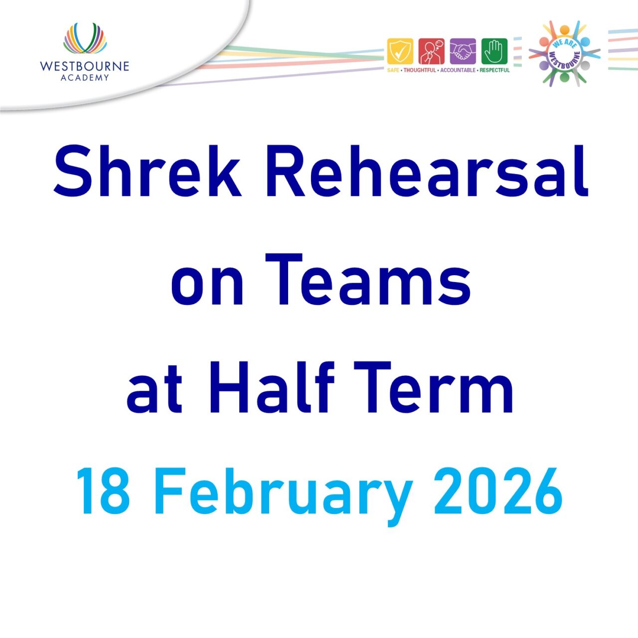 Shrek Rehearsal on Teams at Half Term