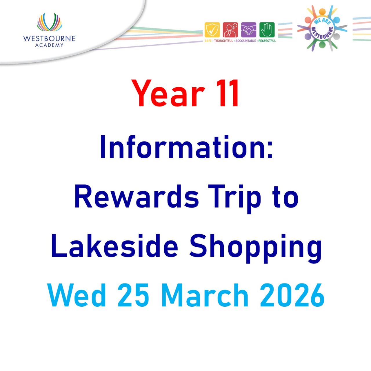 Year 11 Rewards Trip to Lakeside Shopping