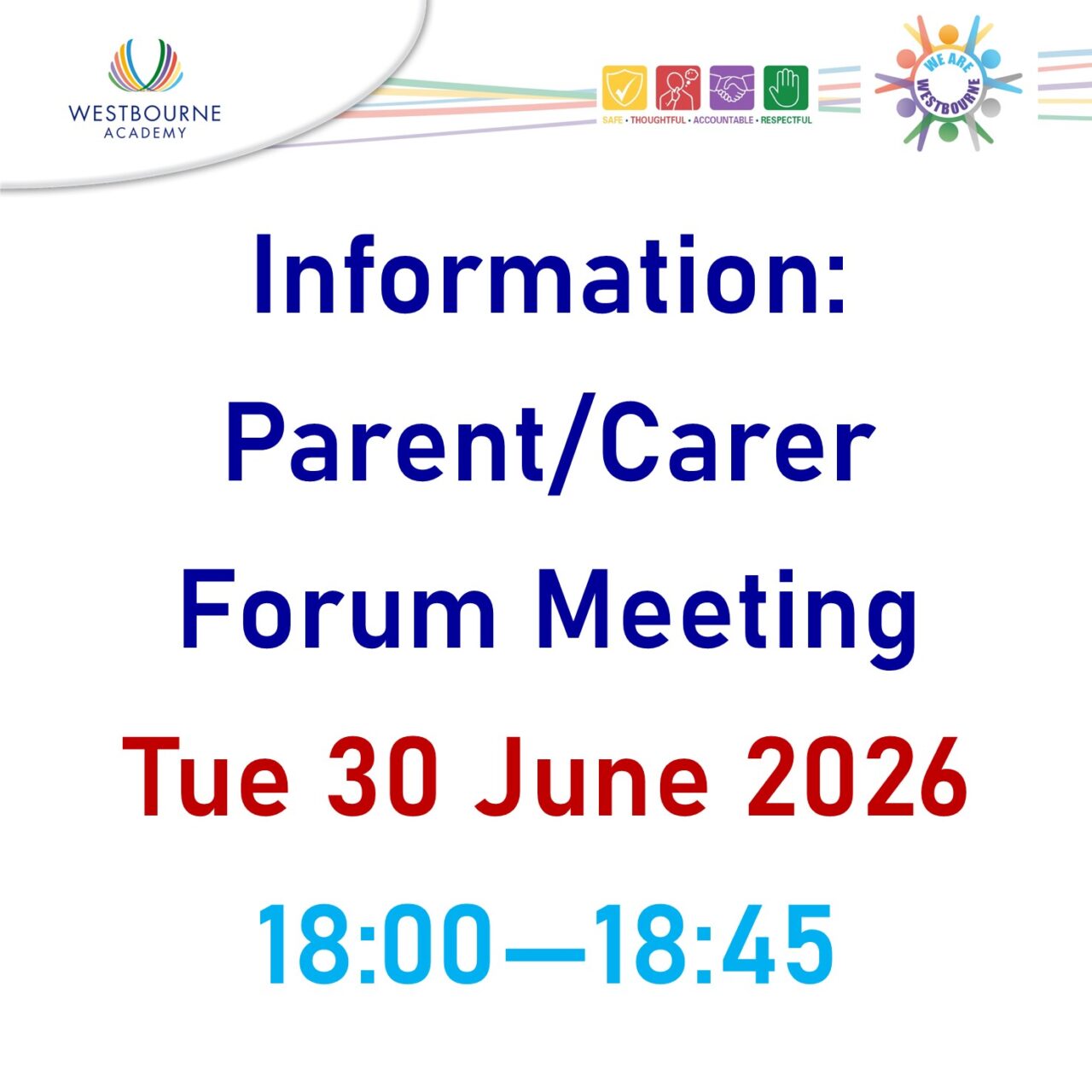 Parent/Carer Forum: Tuesday 30 June