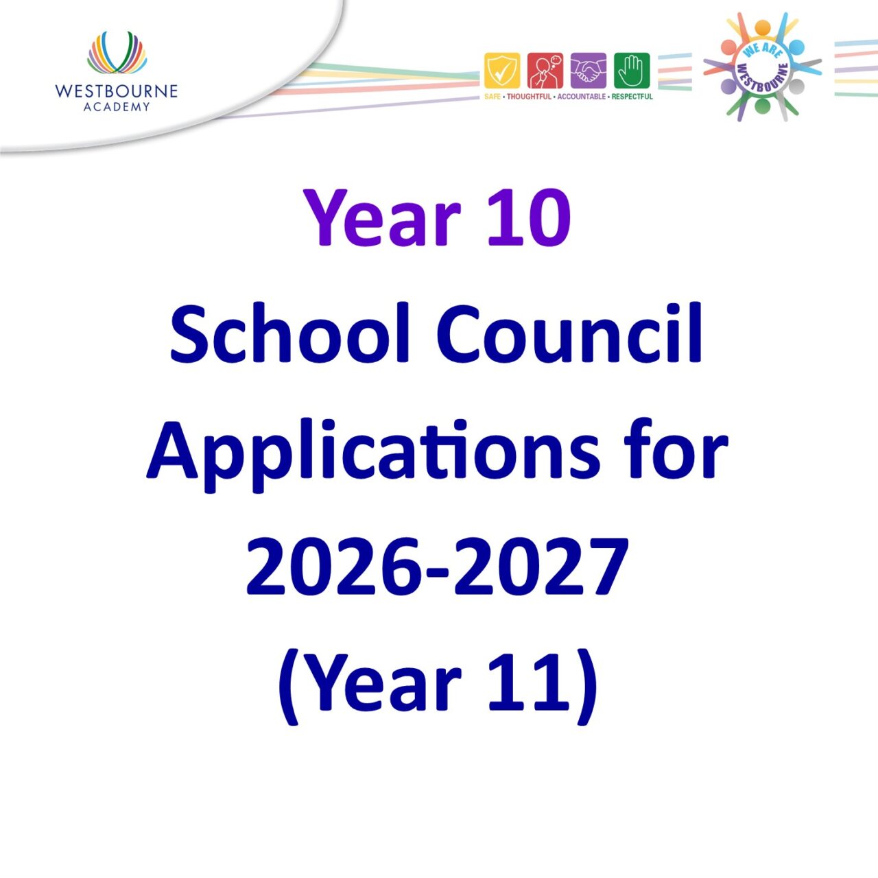 School Council Applications for Year 11 (2026-2027)