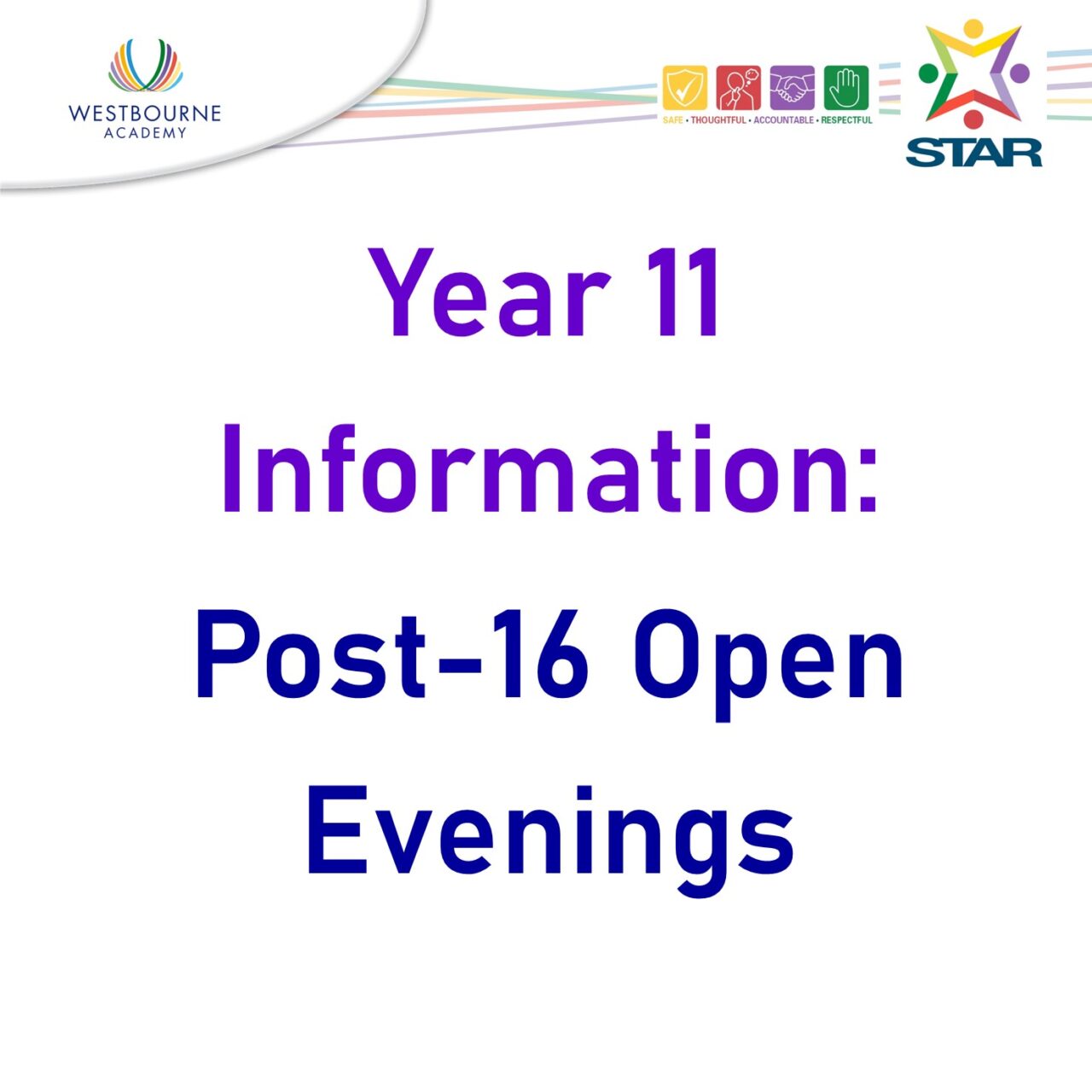 Post-16 Applications and Open Events 2026/27